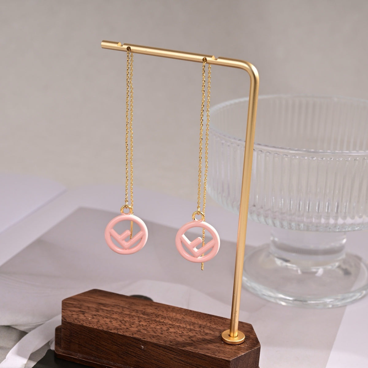 Fendi Logo Earrings
