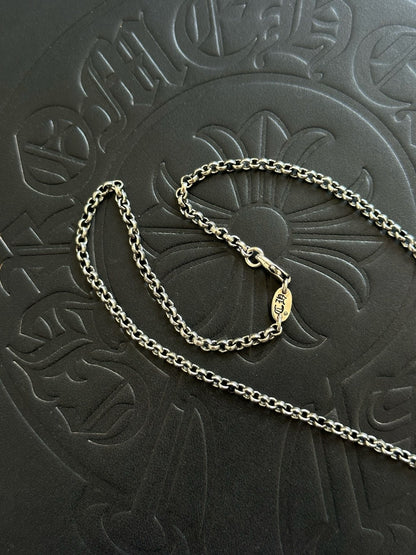 Chrome Hearts Sterling Silver Cross Necklace