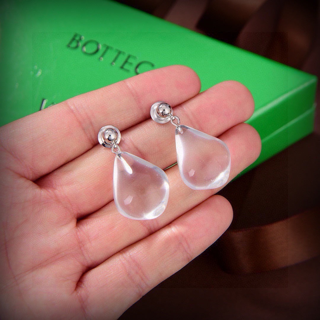 Bottega Veneta Brass Earrings