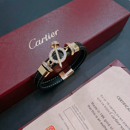 Cartier Leather Bracelet