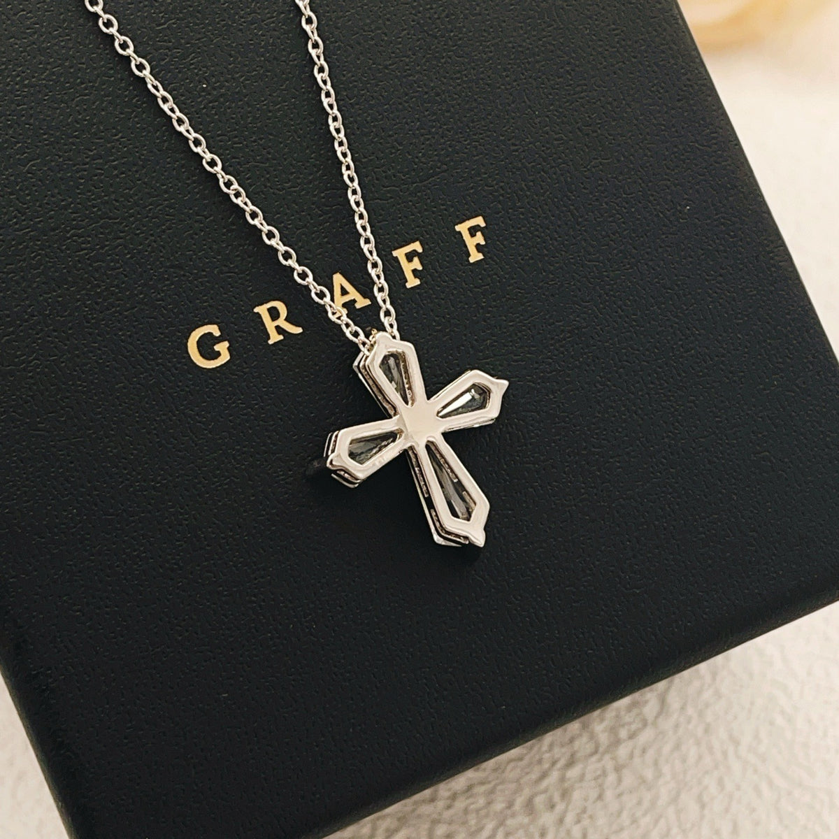 Graff Silver Brass Necklace