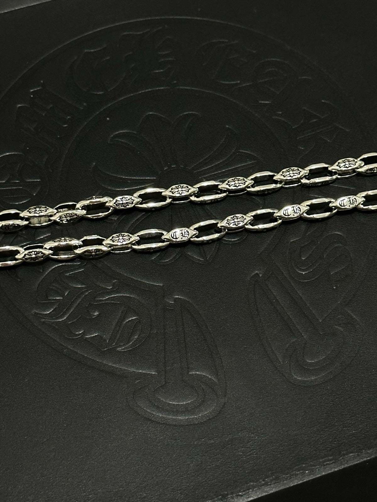 Chrome Hearts Sterling Silver Cross Necklace
