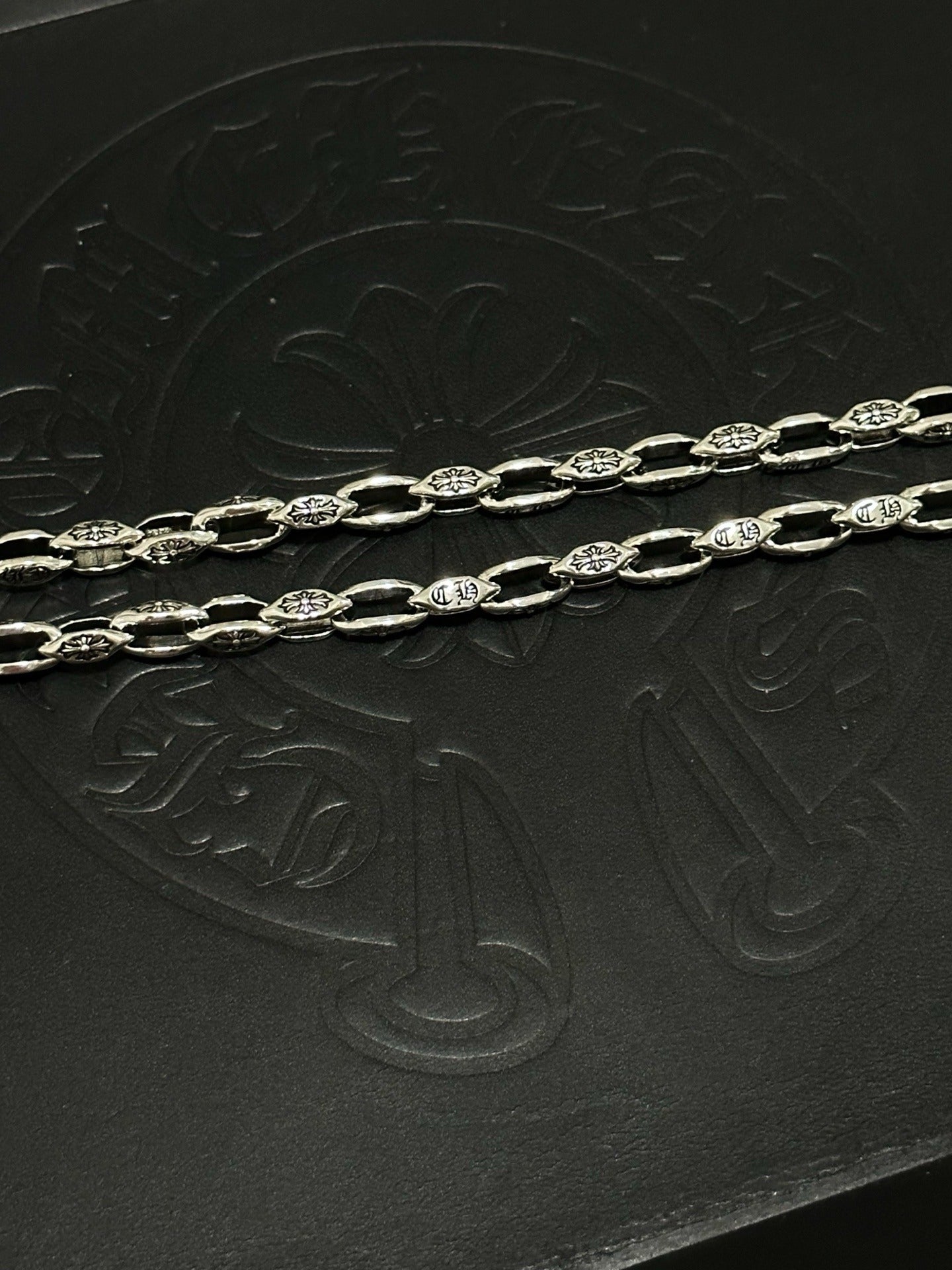 Chrome Hearts Sterling Silver Cross Necklace
