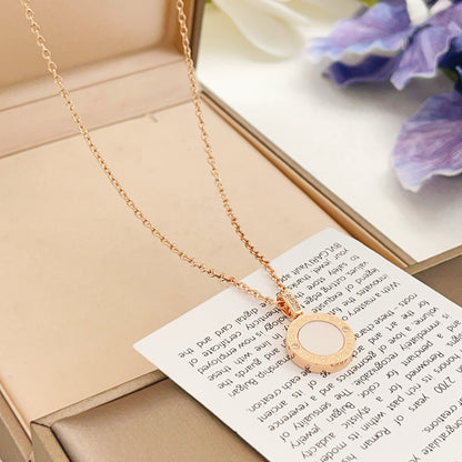 Bvlgari Brass Round Necklace