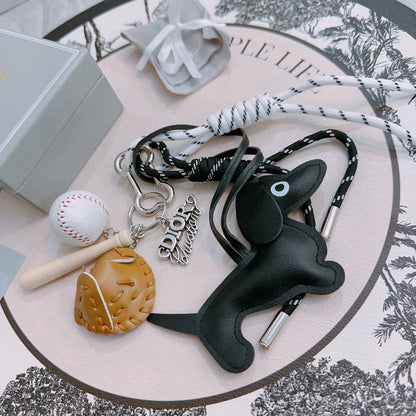 Dior Vintage-Finish Keychain