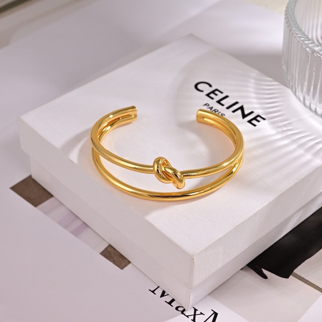 Celine Brass Bracelet