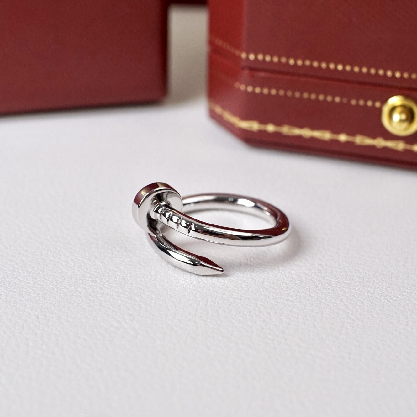 Cartier Silver Juste un Clou Ring