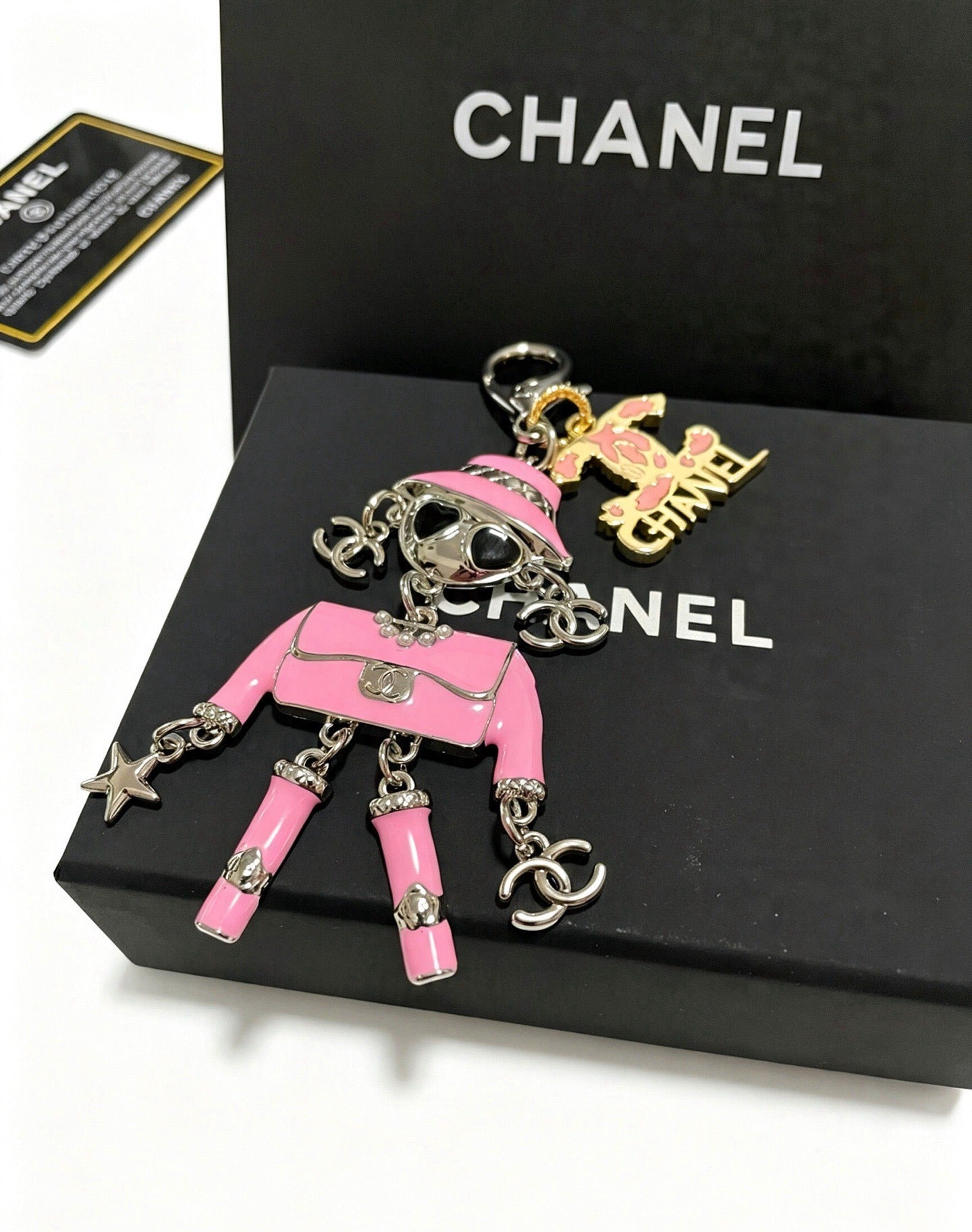 Chanel Vintage-Finish Keychain