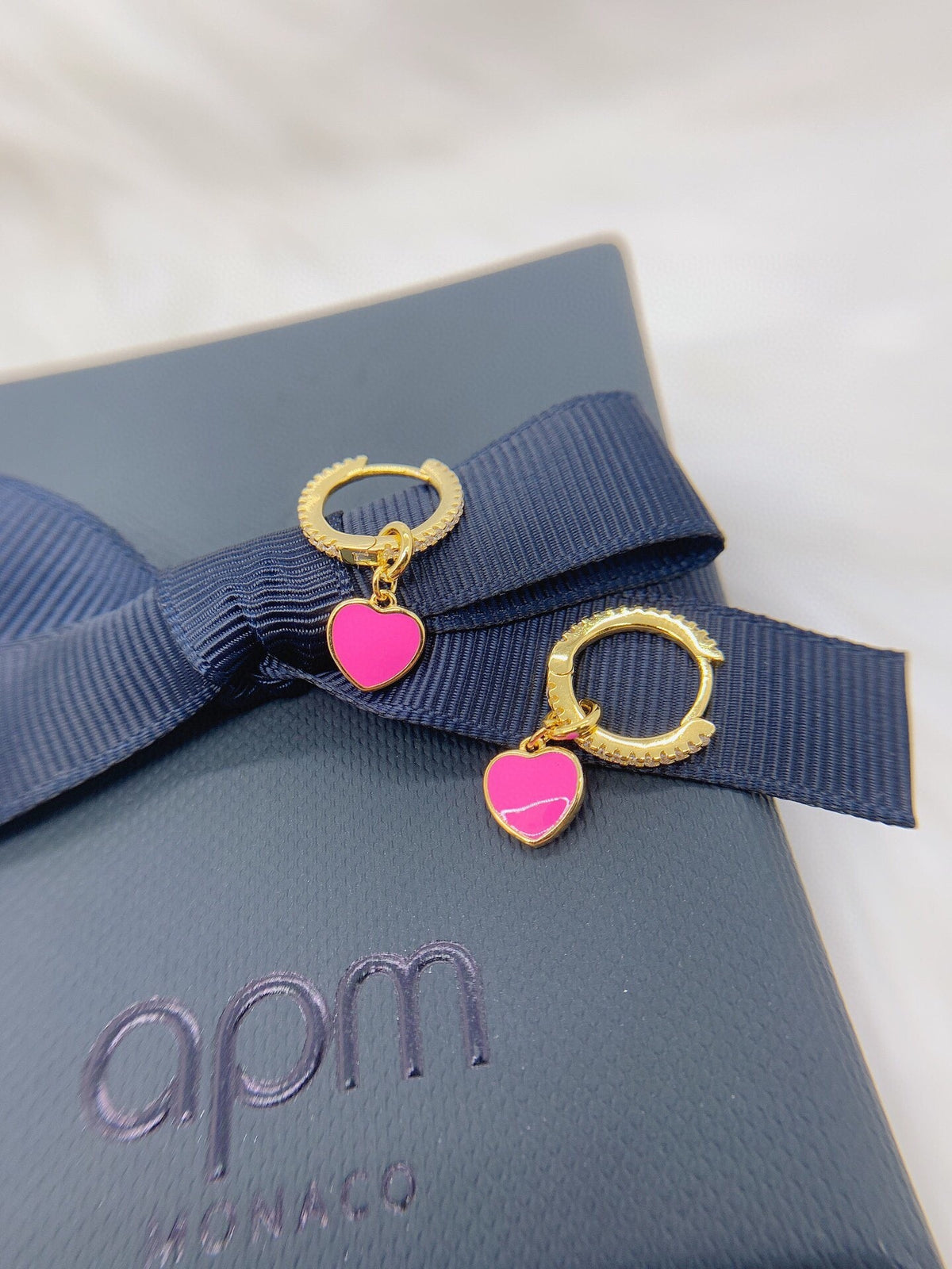 APM Monaco Heart Earrings