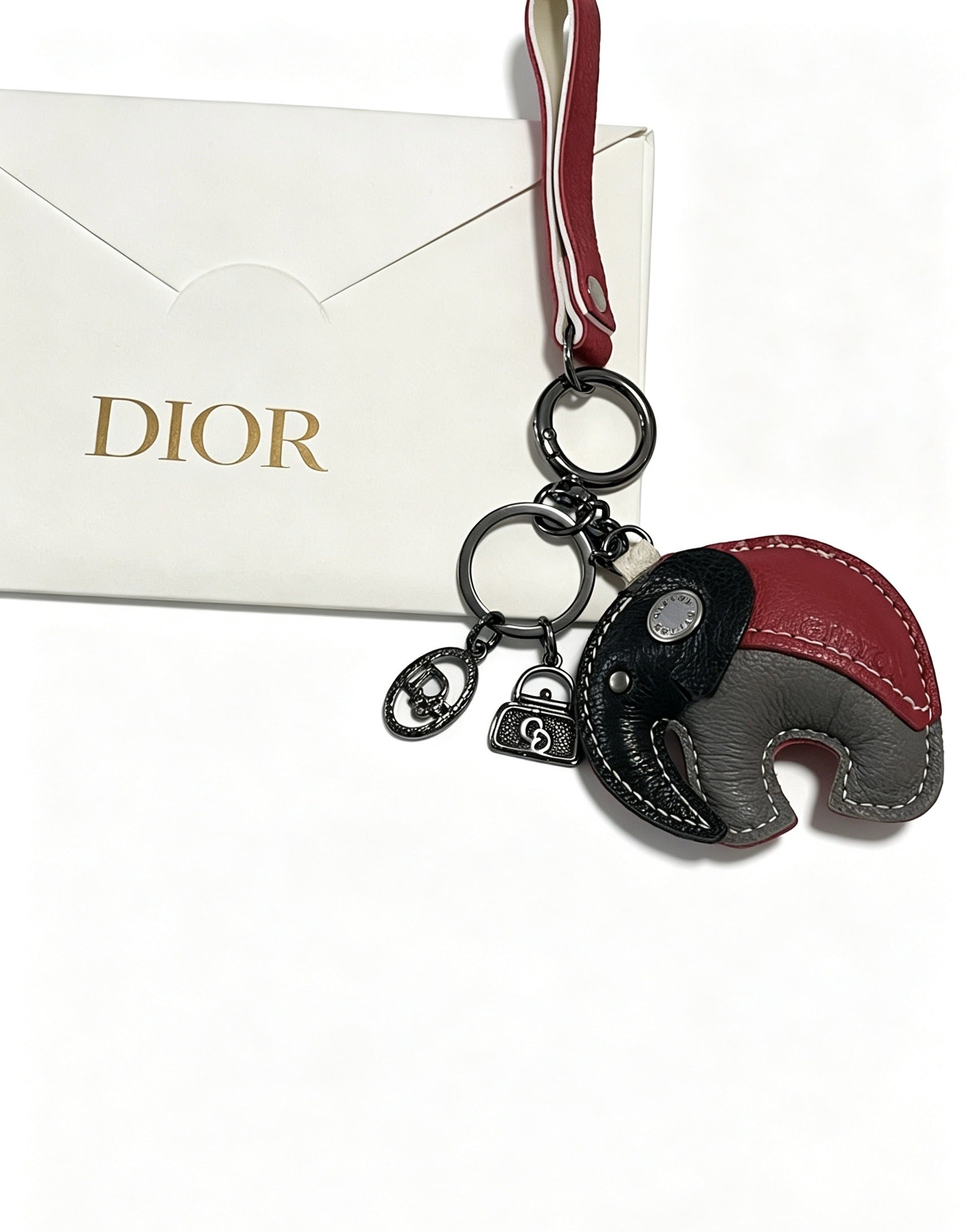 Dior Vintage-Finish Keychain