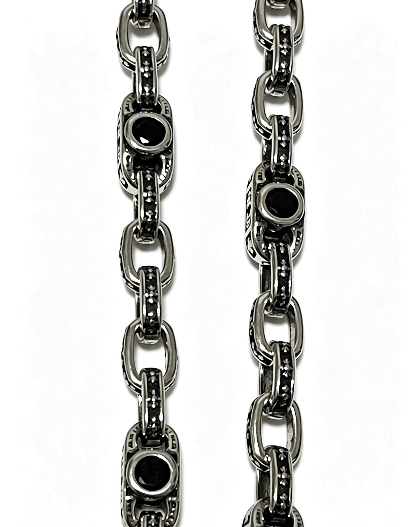 Chrome Hearts Sterling Silver Cross Necklace