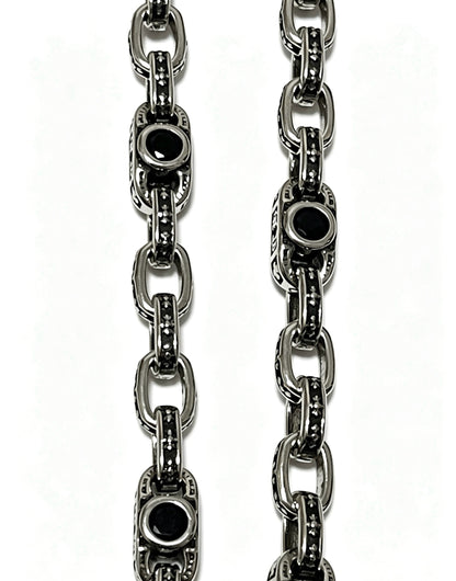 Chrome Hearts Sterling Silver Cross Necklace