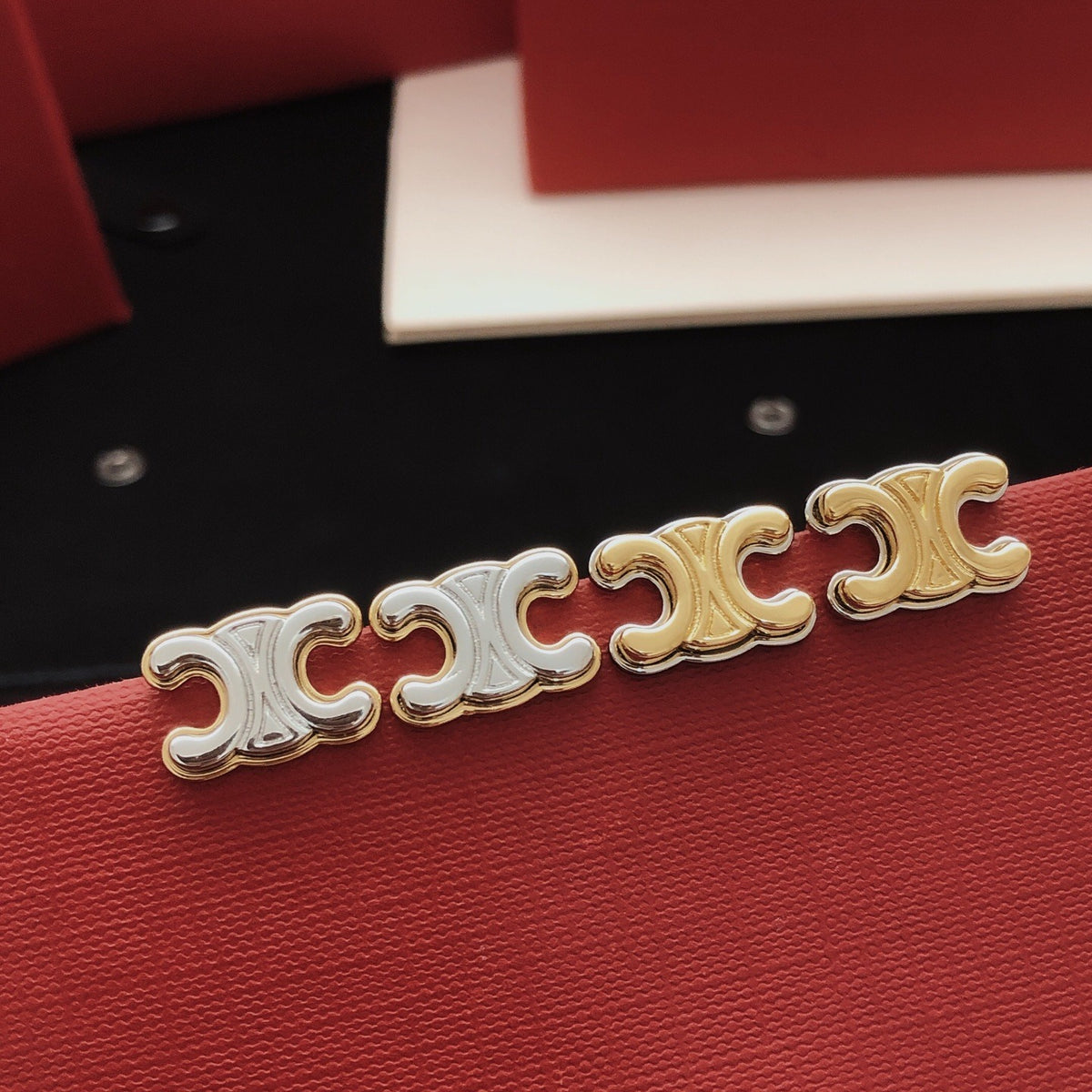 Celine Brass Earrings