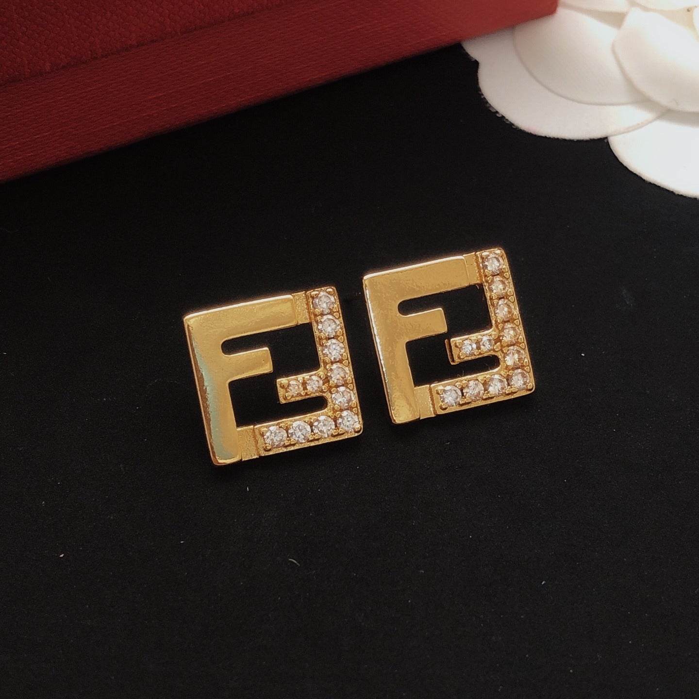 Fendi Brass Earrings