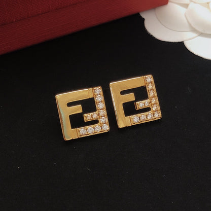 Fendi Brass Earrings