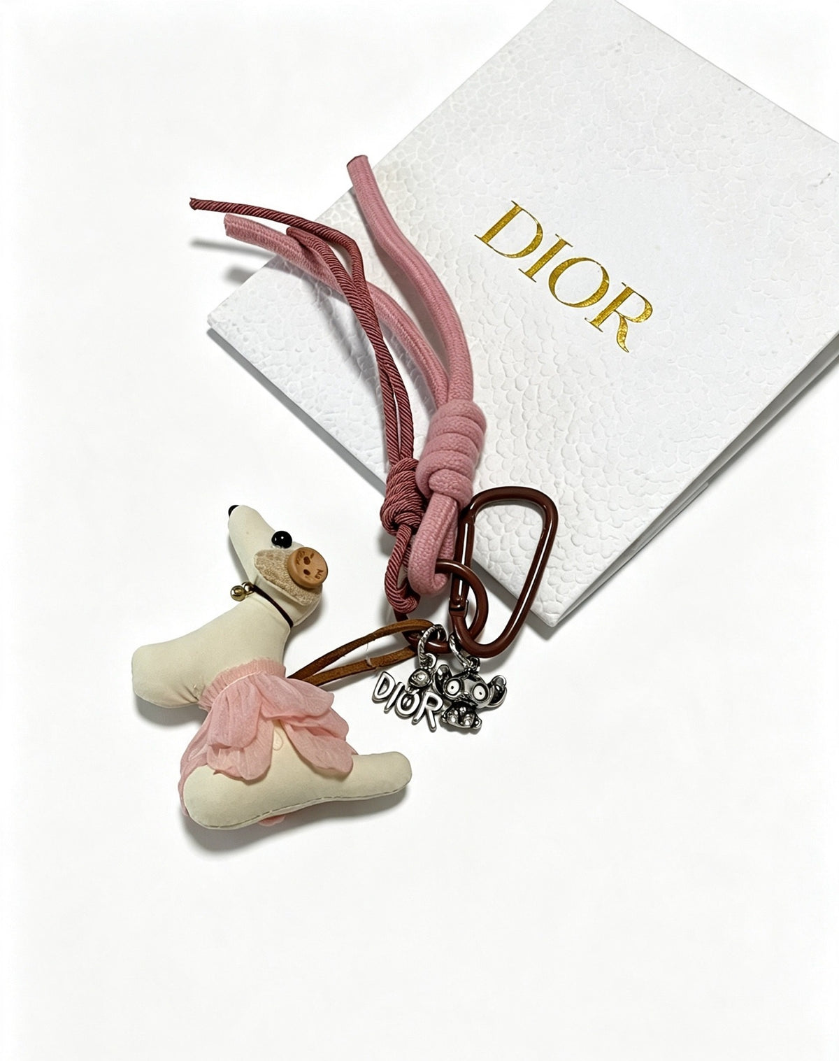 Dior Vintage-Finish Keychain