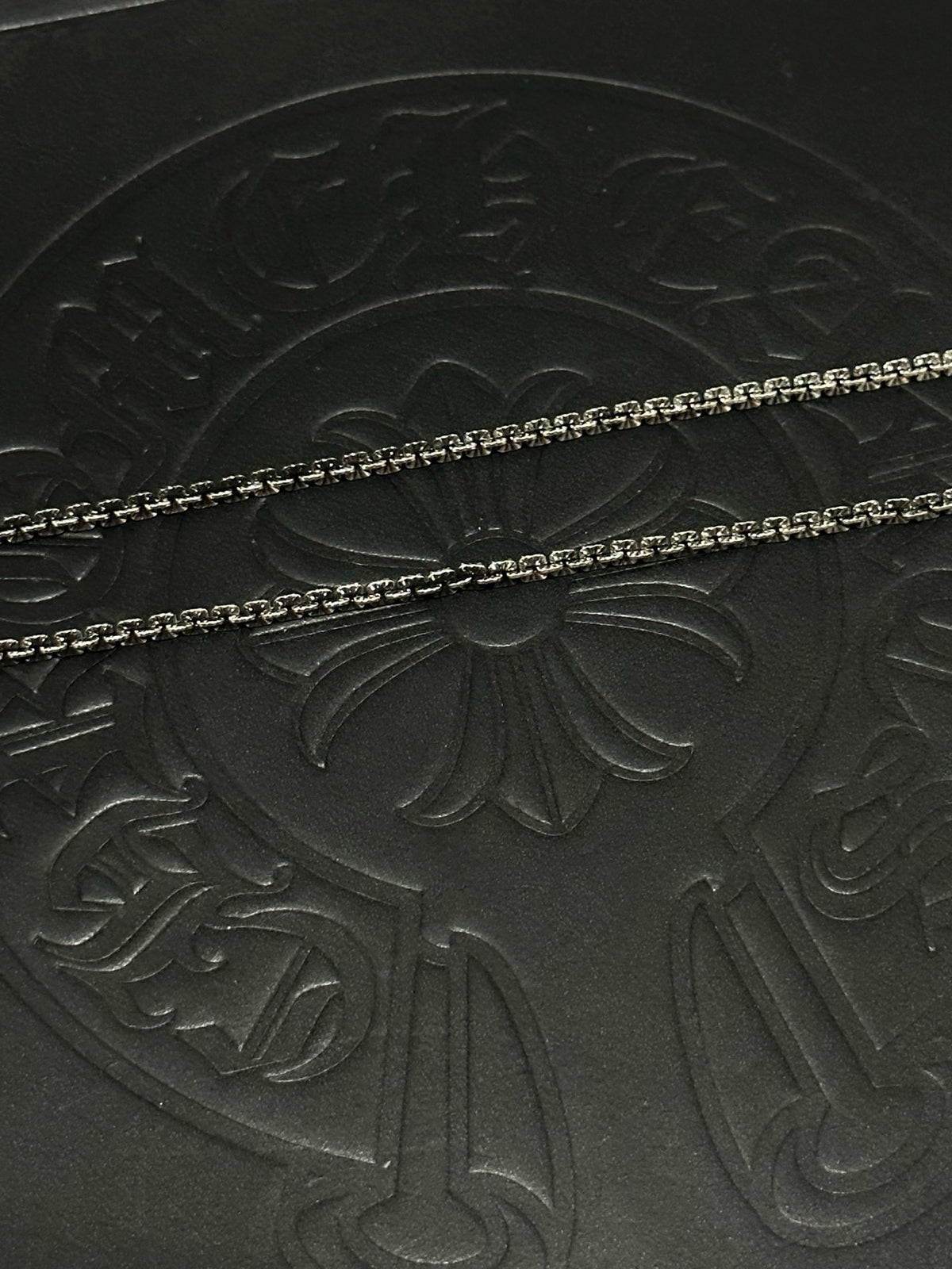 Chrome Hearts Sterling Silver Cross Necklace