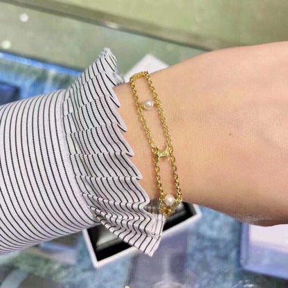 Celine Brass Bracelet