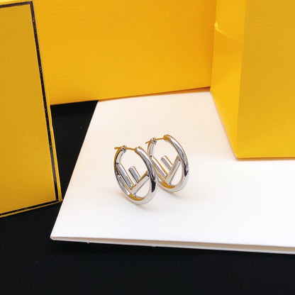 Fendi Silver Earrings