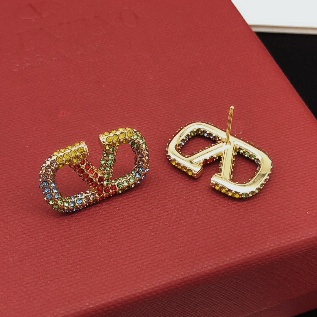 Valentino Brass Earrings