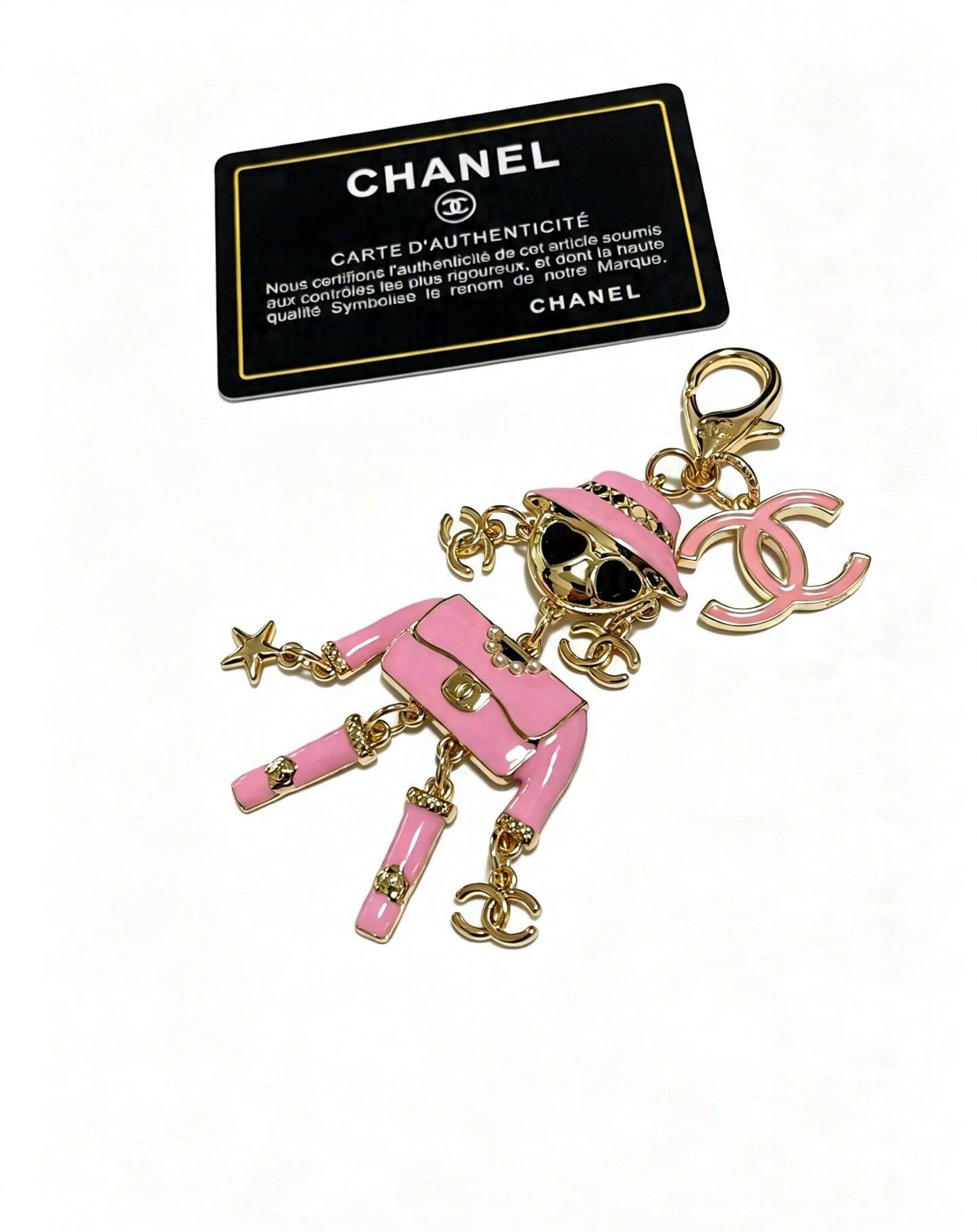 Chanel Vintage-Finish Keychain