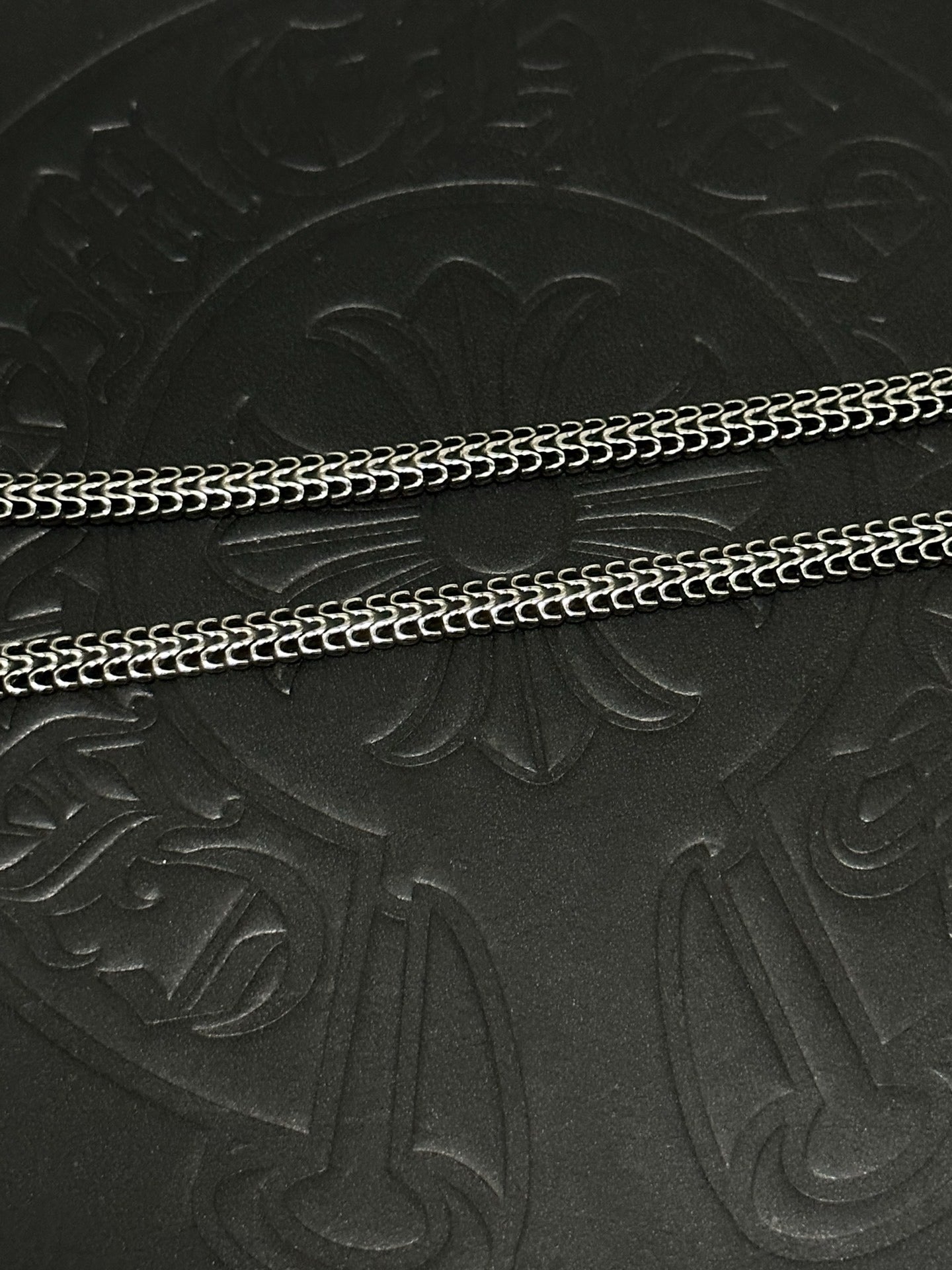Chrome Hearts Sterling Silver Cross Necklace