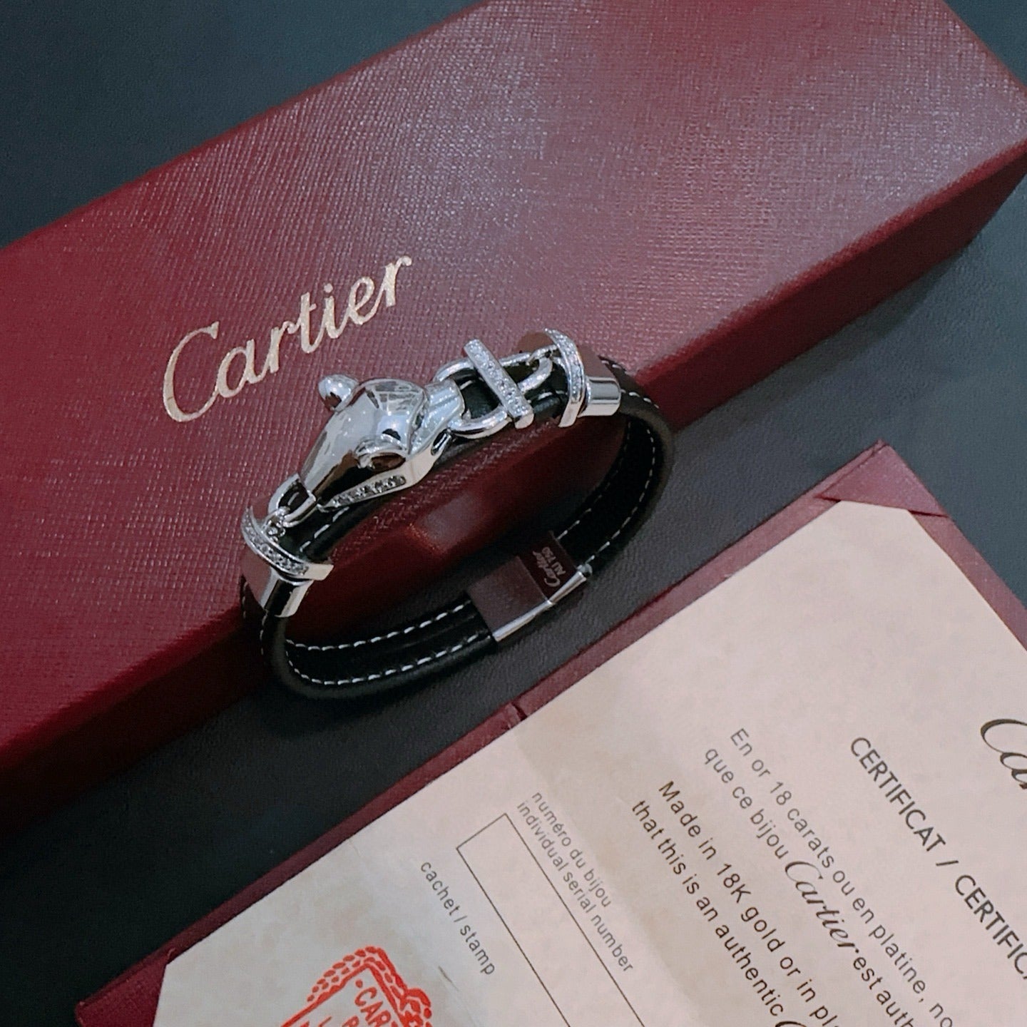 Cartier Leather Bracelet