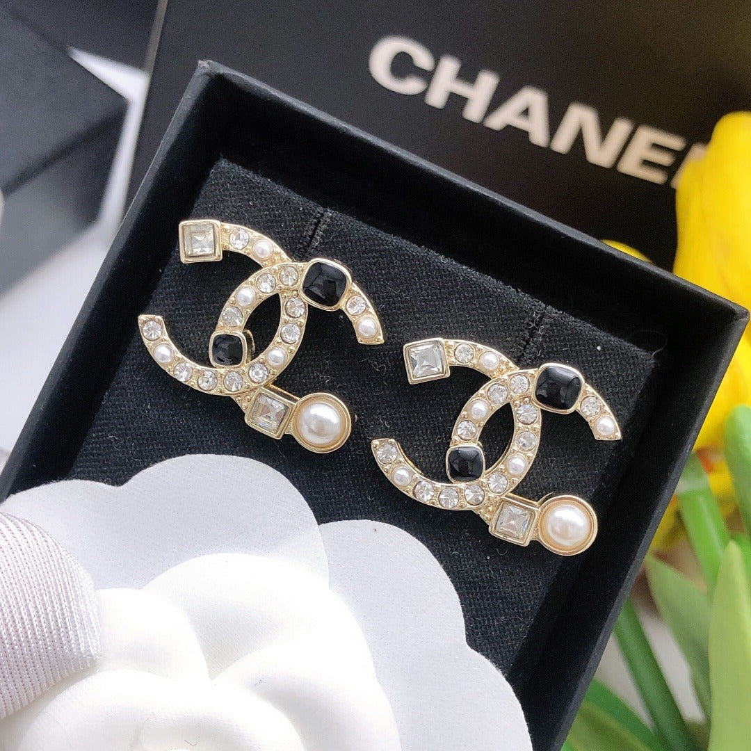 Chanel Pearl Earrings