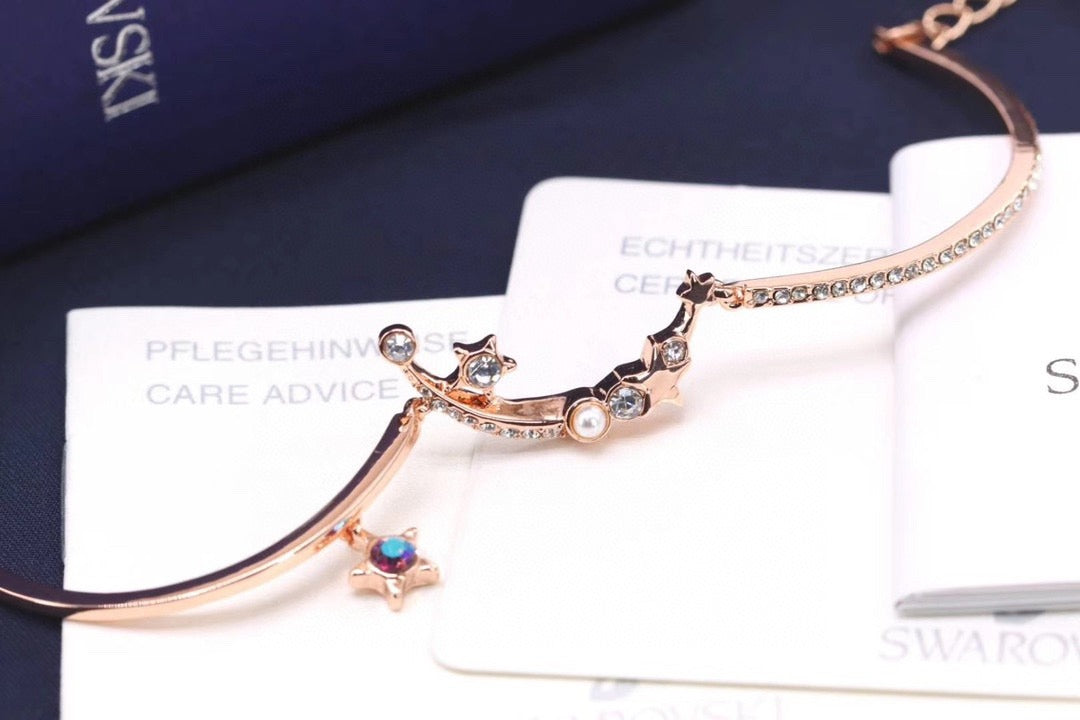 Swarovski Dark Navy Star Bracelet