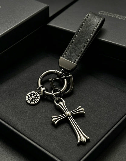 Chrome Hearts Vintage-Finish Keychain