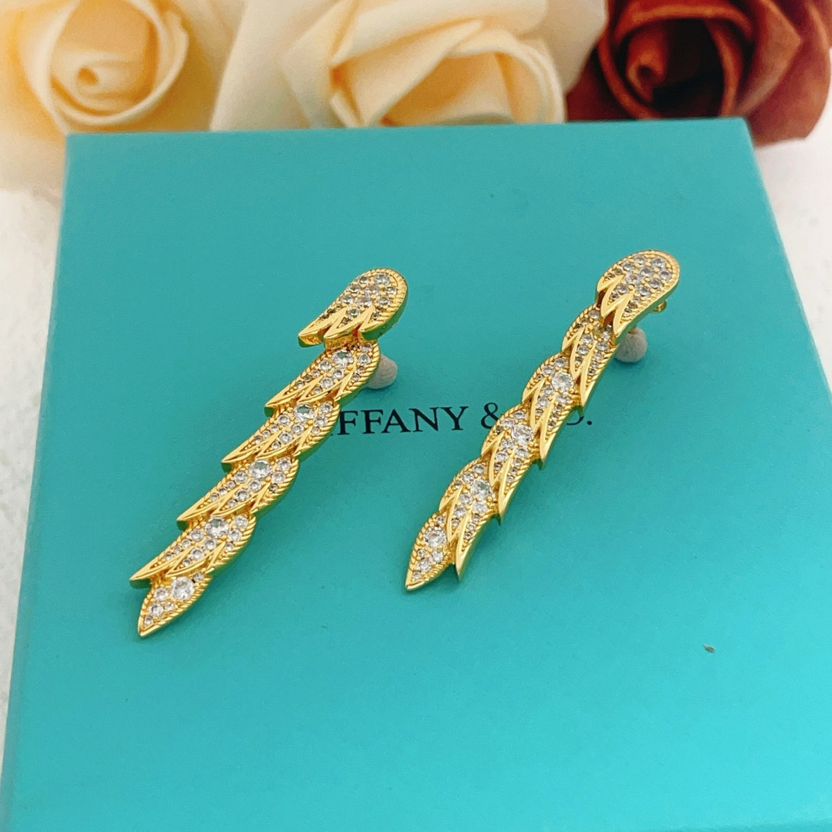 Tiffany & Co. Gold Brass Earrings