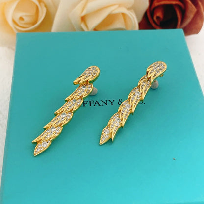 Tiffany & Co. Gold Brass Earrings