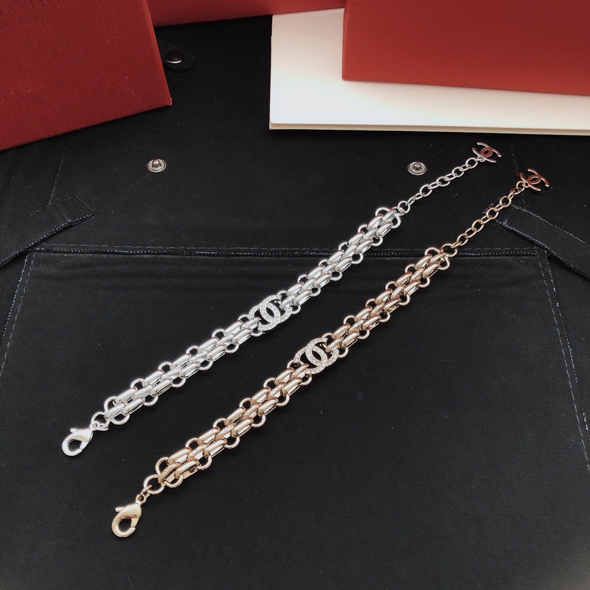 Chanel Silver Brass Bracelet