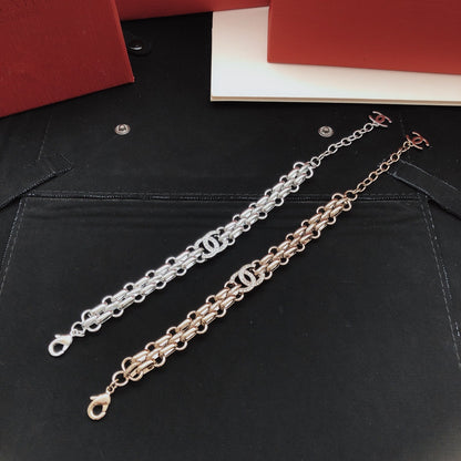 Chanel Silver Brass Bracelet