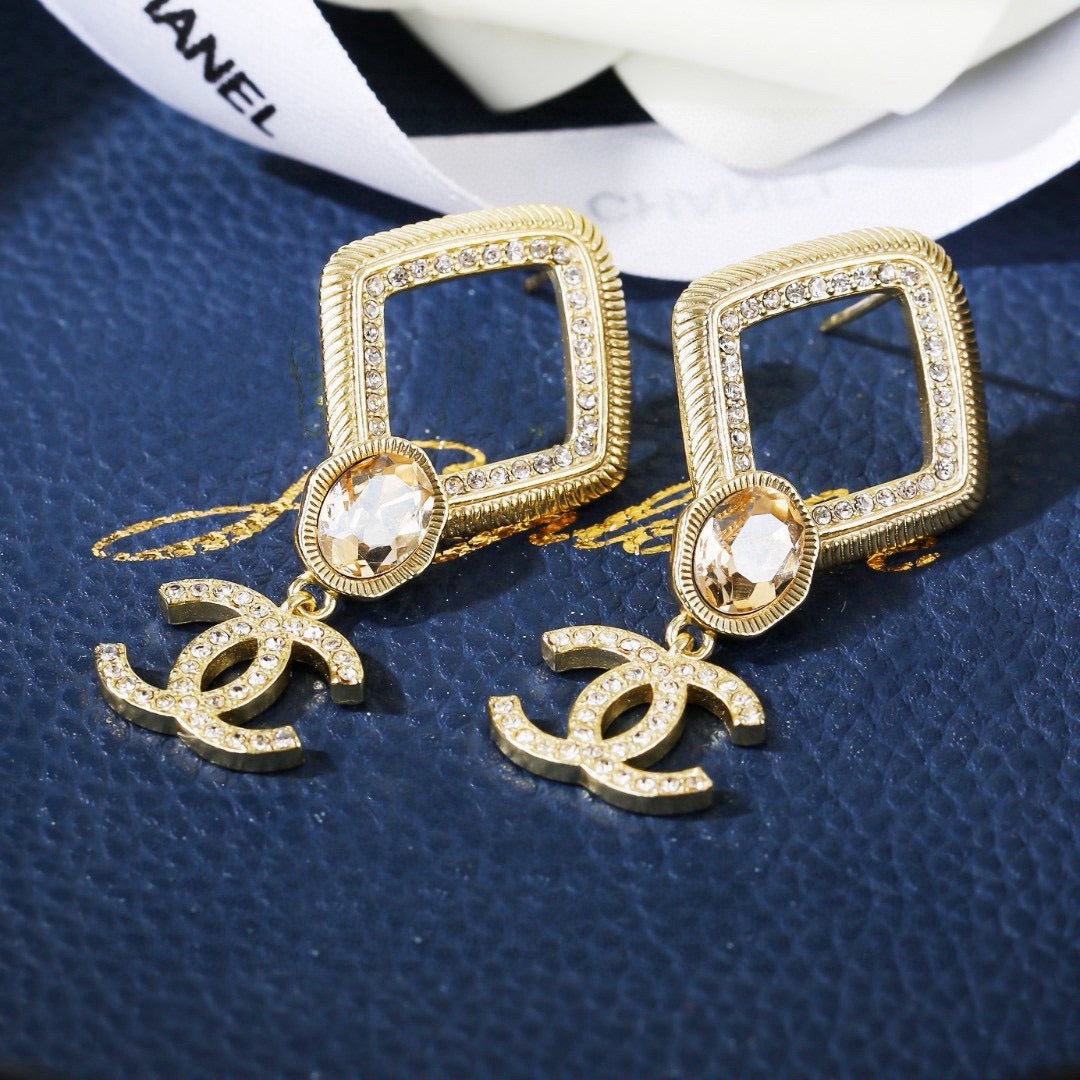 Chanel Brass Earrings