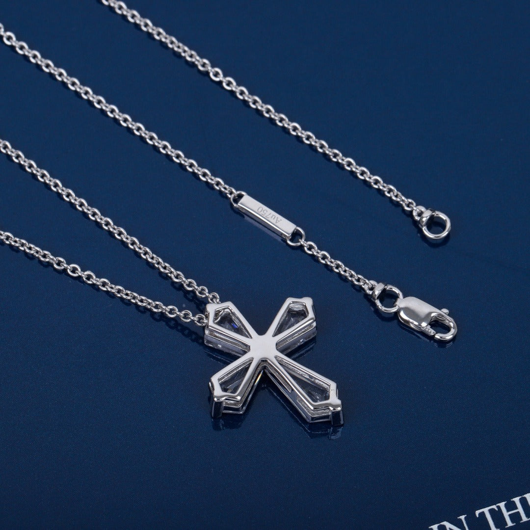 Unbranded Sterling Silver Cross Necklace