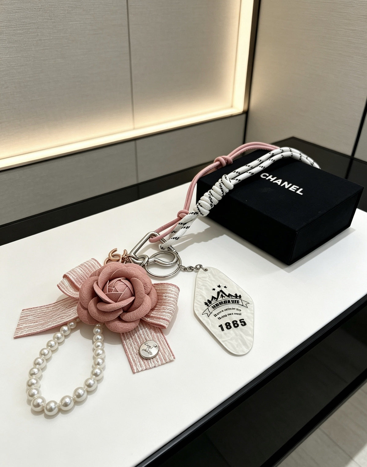 Chanel Vintage-Finish Keychain