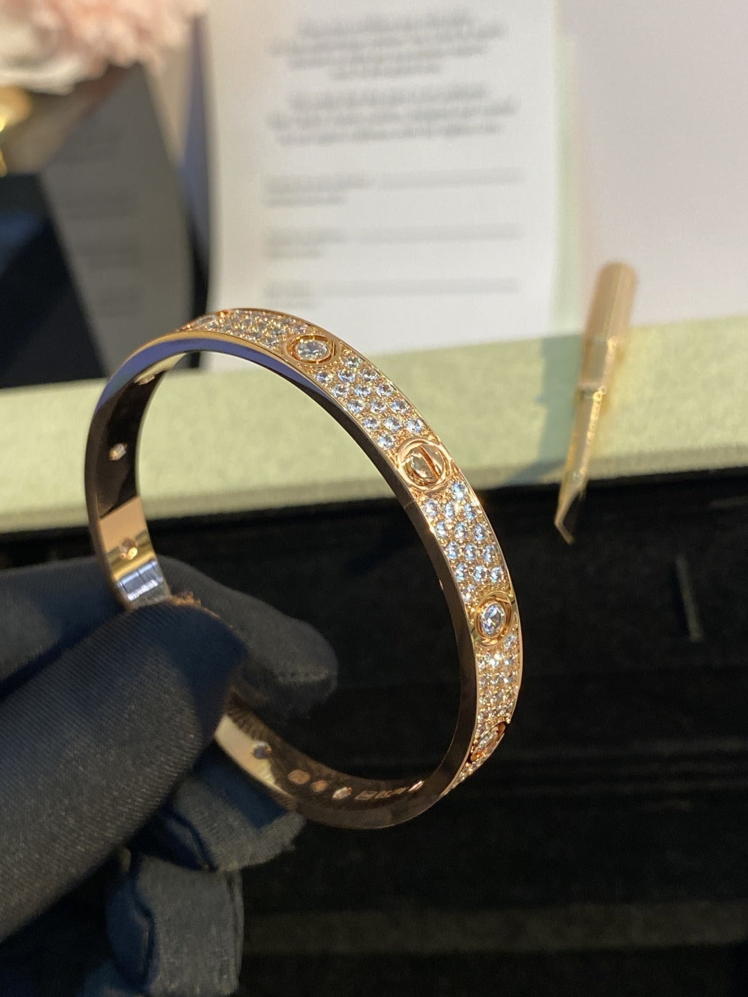 Cartier Pave Bracelet