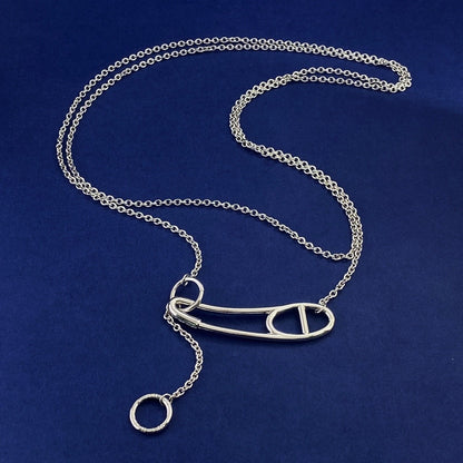 Hermes Silver Necklace