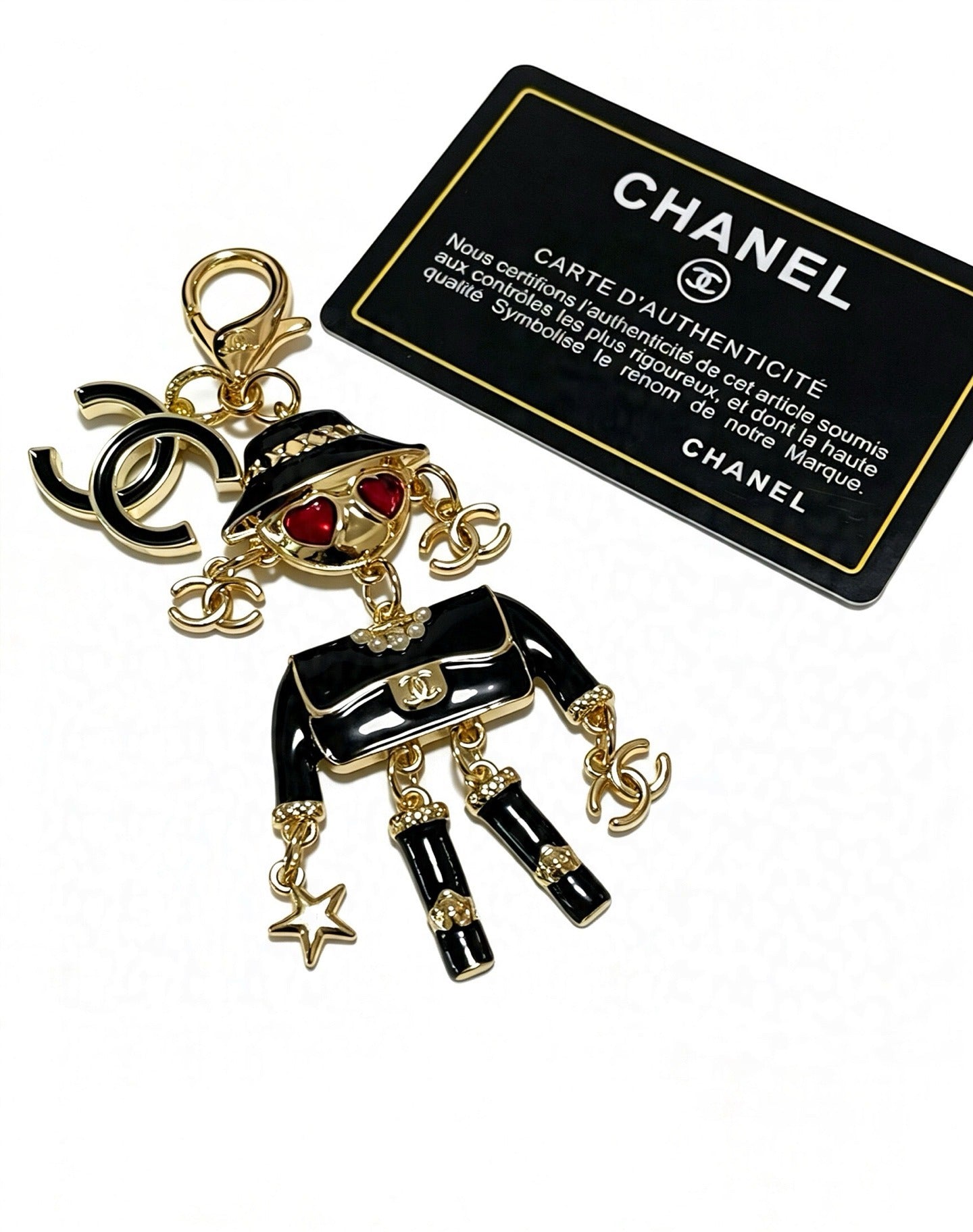 Chanel Vintage-Finish Keychain