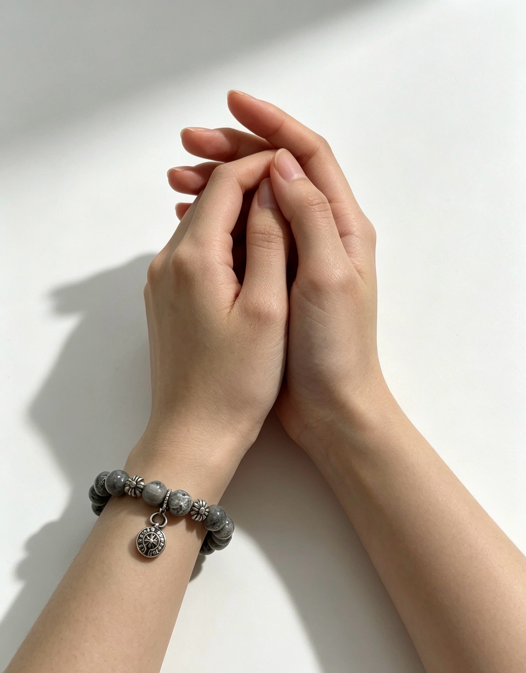 Chrome Hearts Sterling Silver Cross Bracelet