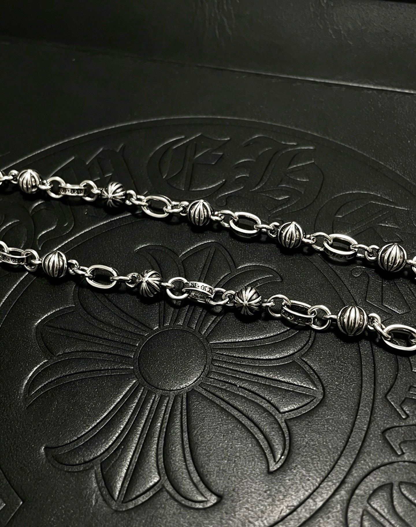 Chrome Hearts Sterling Silver Cross Necklace