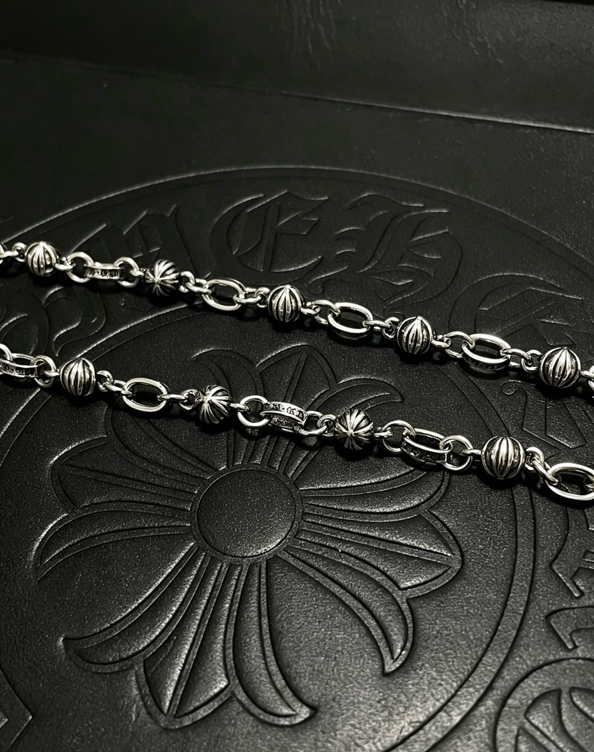 Chrome Hearts Sterling Silver Cross Necklace