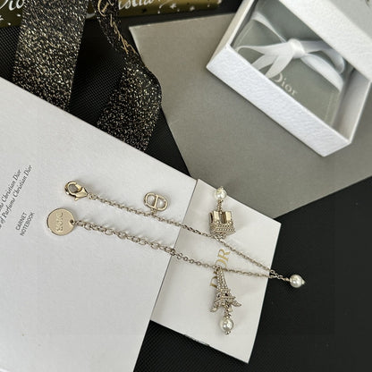 Dior Brass Pearl Bracelet