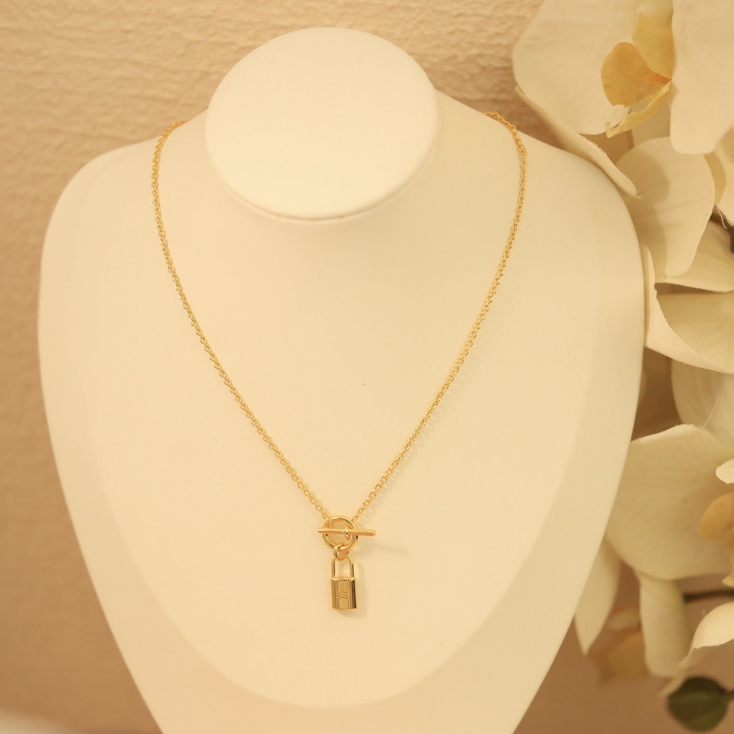 Hermes Lock Necklace