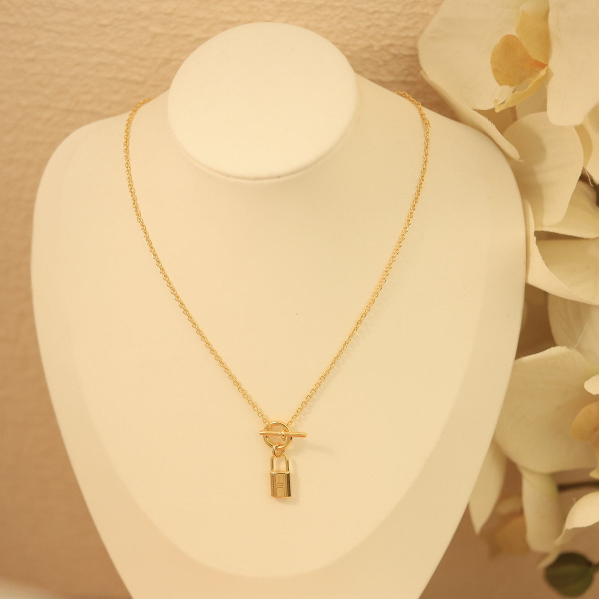 Hermes Lock Necklace