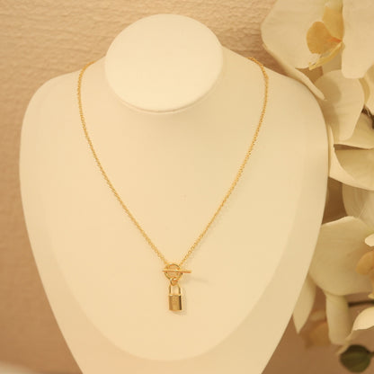Hermes Lock Necklace