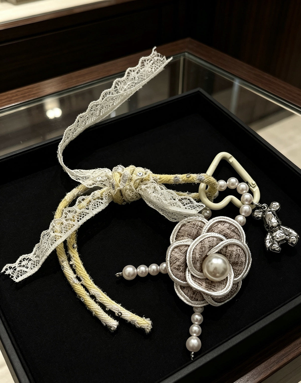 Chanel Vintage-Finish Keychain