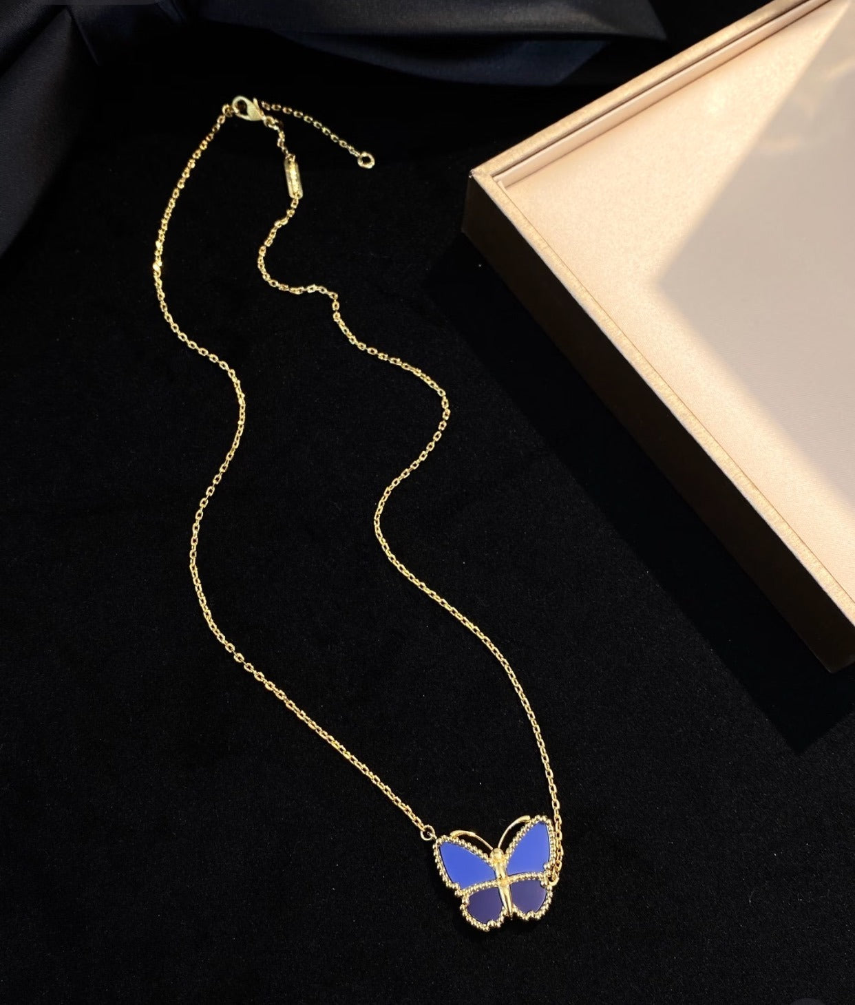 Van Cleef & Arpels Gold Butterfly Necklace