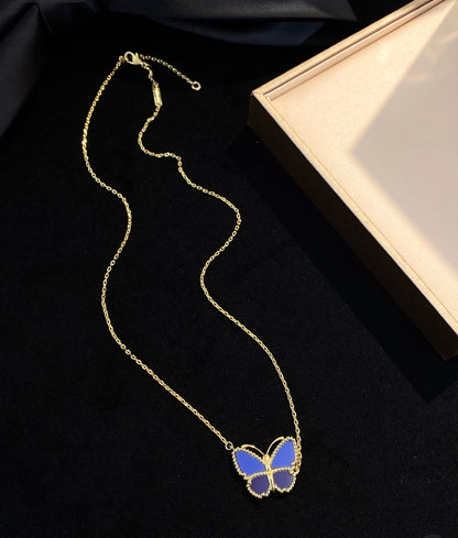 Van Cleef & Arpels Gold Butterfly Necklace